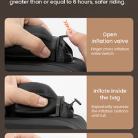 Wanderer Motorcycle Crash Bar Bags – Inflatable/Non-Inflatable, Waterproof Frame Bags with Reflective Strips & Anti-Theft System (Pair)