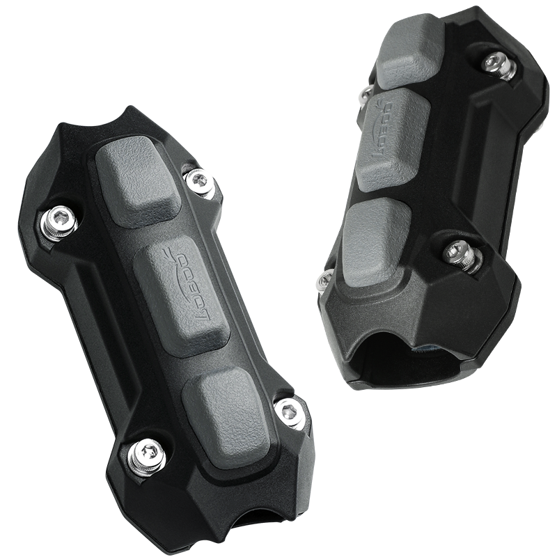Motorcycle Crash Bar Buffer Protective Rubber Sleeve（two-piece Included）