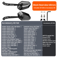 RM 02 Foldable Rearview Mirror – Pair