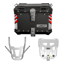 PIKE TRACKER Series Side Cases and Top Case-HONDA NC750X (2021- )The case rack is available separately. Please add it to your order if you need it.