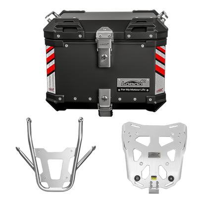 PIKE TRACKER Series Side Cases and Top Case-HONDA NC750X (2021- )The case rack is available separately. Please add it to your order if you need it.