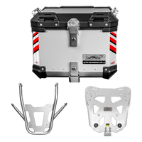 PIKE TRACKER Series Side Cases and Top Case-HONDA NC750X (2021- )The case rack is available separately. Please add it to your order if you need it.