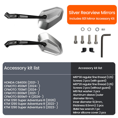 RM 02 Foldable Rearview Mirror – Pair