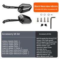 RM 02 Foldable Rearview Mirror – Pair