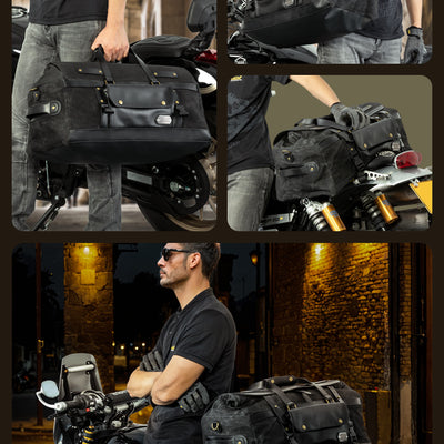 LOBOO Vintage Tail Bag-BWB40BK