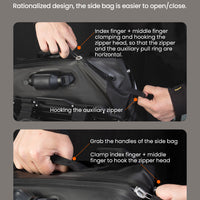 Alps Inflatable Motorcycle Side Bags – Waterproof TPU with 300KG Impact Protection, Quick Access, MOLLE System, IPX7 Rated (Pair)