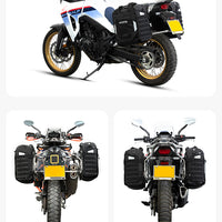 Alps Inflatable Motorcycle Side Bags – Waterproof TPU with 300KG Impact Protection, Quick Access, MOLLE System, IPX7 Rated (Pair)