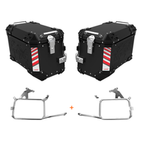 PIKE TRACKER Series Side Cases and Top Case-HONDA CB400X (2021- )-CB500X (2019- ) - NX400(2024-)