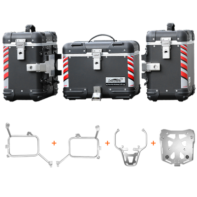 TIBET  Series Side Cases and Top Case-HONDA NC750X (2021- )The case rack is available separately. Please add it to your order if you need it.