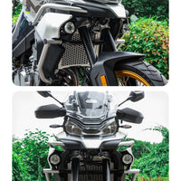 L7S Motorcycle Auxiliary Lights Only for CFMOTO 800MT  – 15000LM High/Low Beam Driving Fog Lamps, 3 Warning Modes, IP68 Waterproof, CNC Alloy Housing, Fits 22–28mm Bars (Pair)