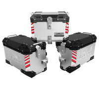 PIKE TRACKER Series Side Cases and Top Case-HONDA NC750X (2021- )The case rack is available separately. Please add it to your order if you need it.